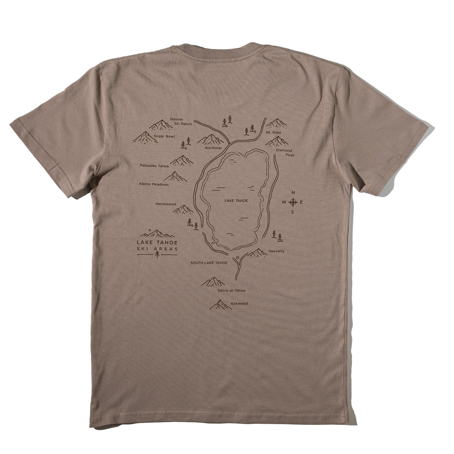 Tahoe Resort Map Tee