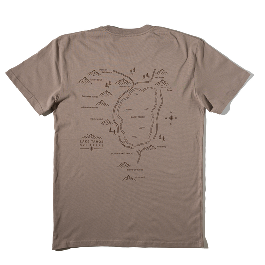 Tahoe Resort Map Tee